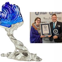 703-Carat ‘L’Heure Bleu’ Carving Earns Guinness Record for Largest Cut Tanzanite